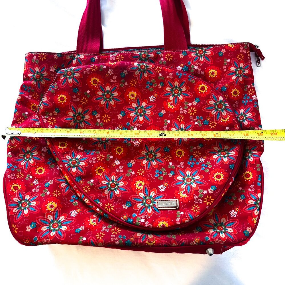 Hadaki Tennis Floral Tote Shoulder Bag - Picture 11 of 16